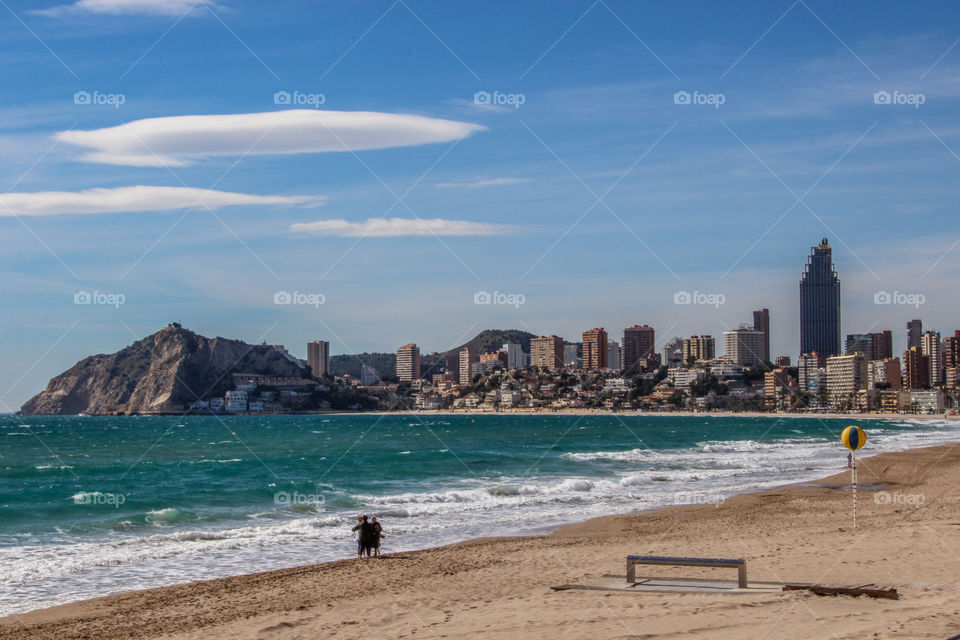 Alicante beach view