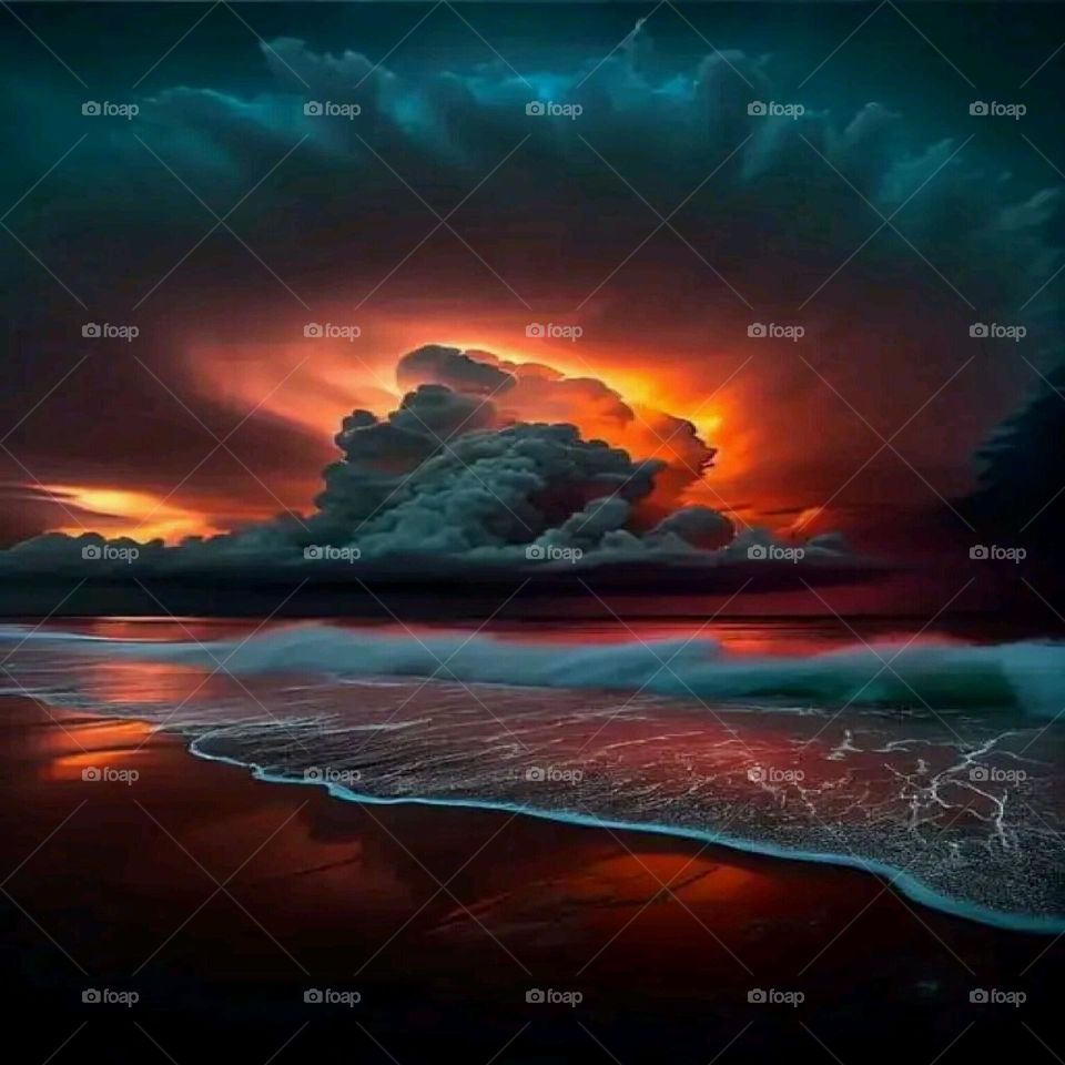 beautiful cloud formation