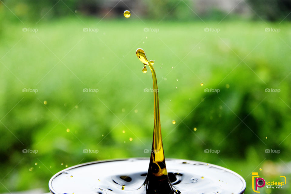 Oil Drops photography