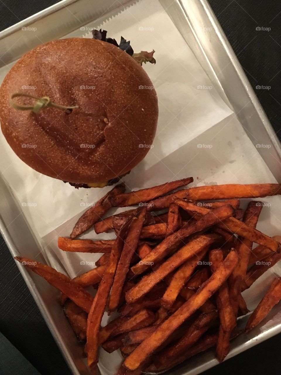 Cheeseburger and French Fries 