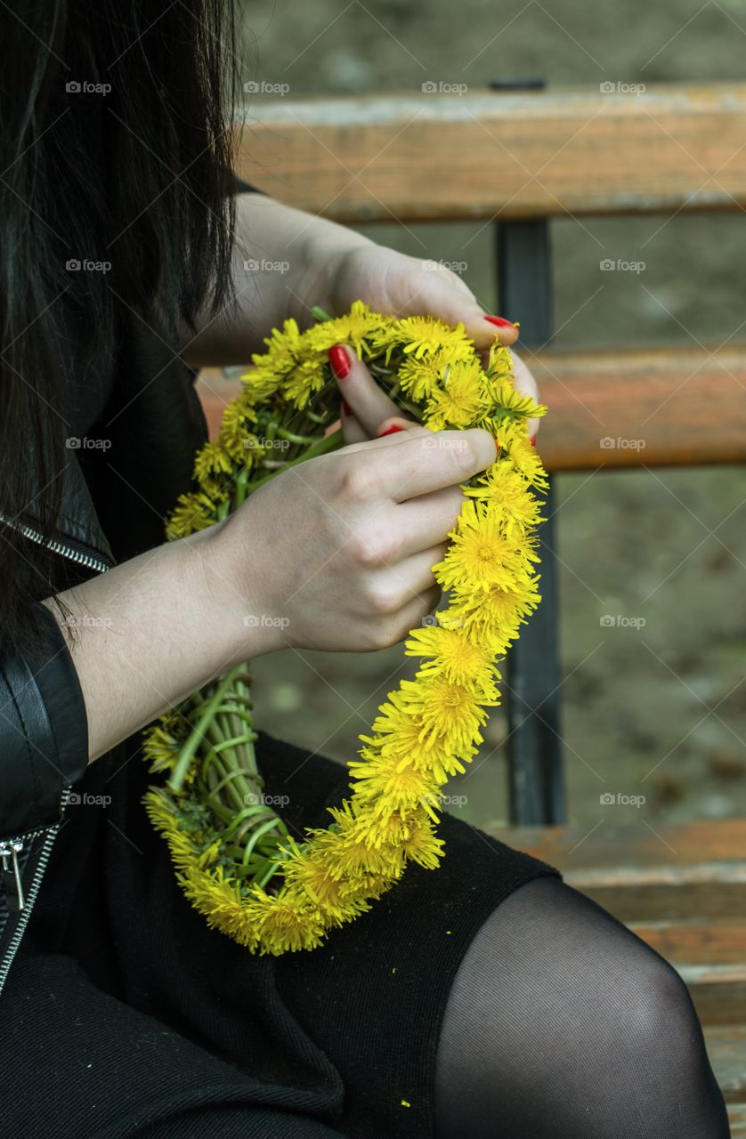 wreath of flowers