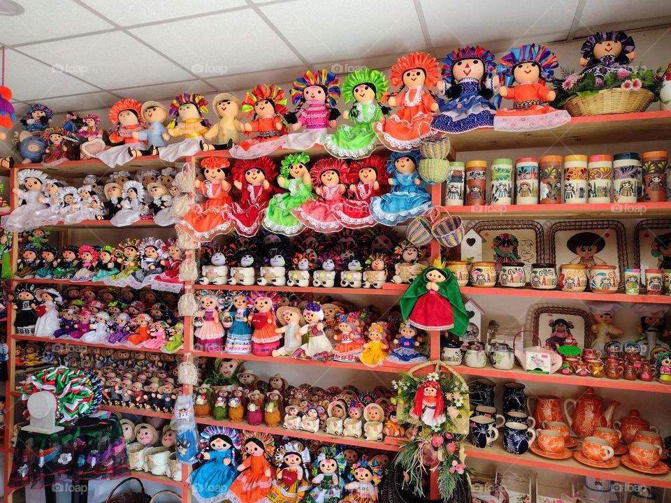 Traditional Mexican Doll Lele from Amealco