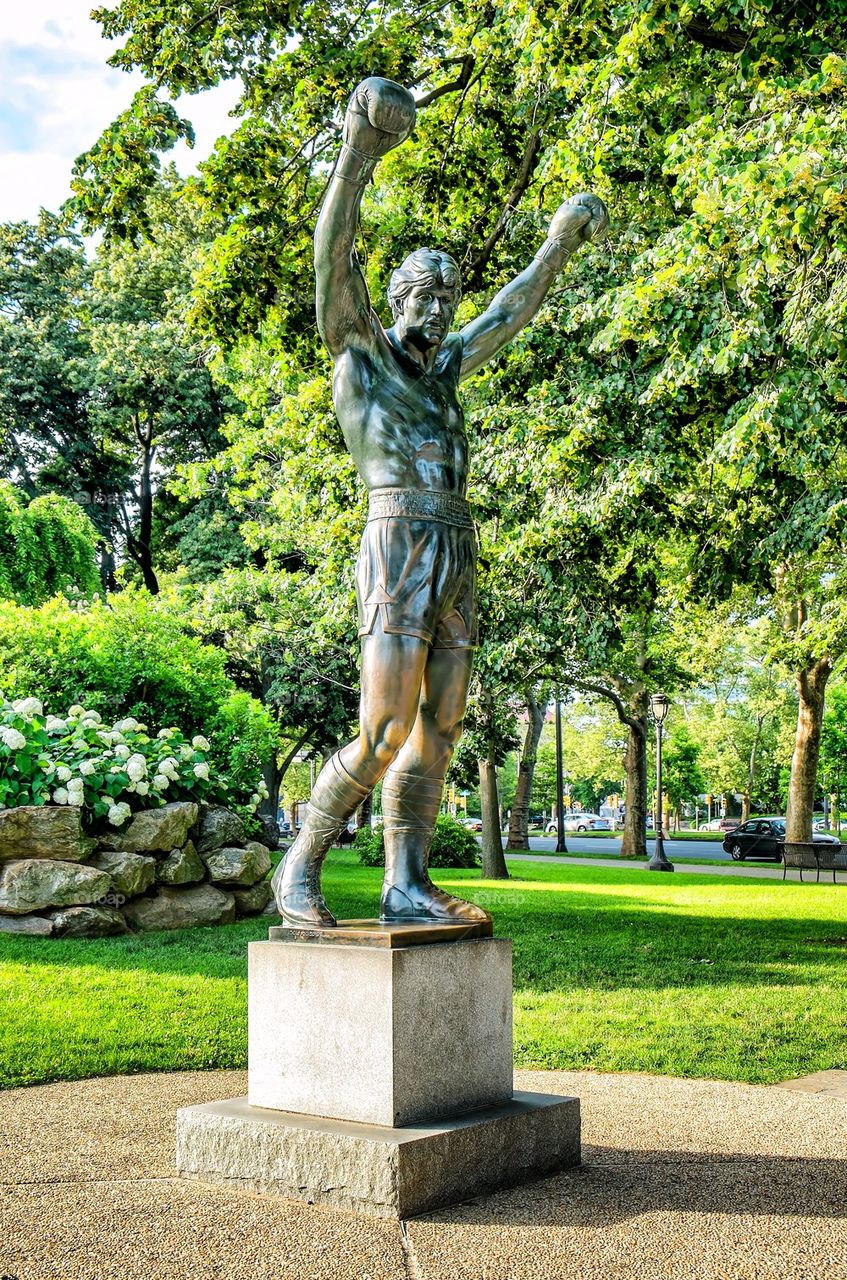 Statue of Rocky in Philadelphia