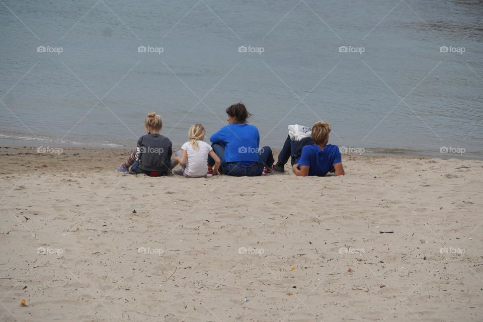 Mother and her family 