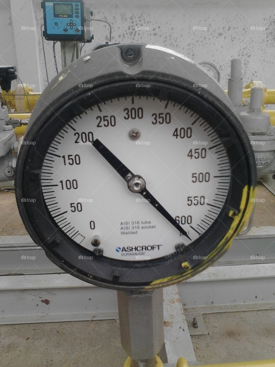 maximum presure of gas flow within the pipeline instalation.