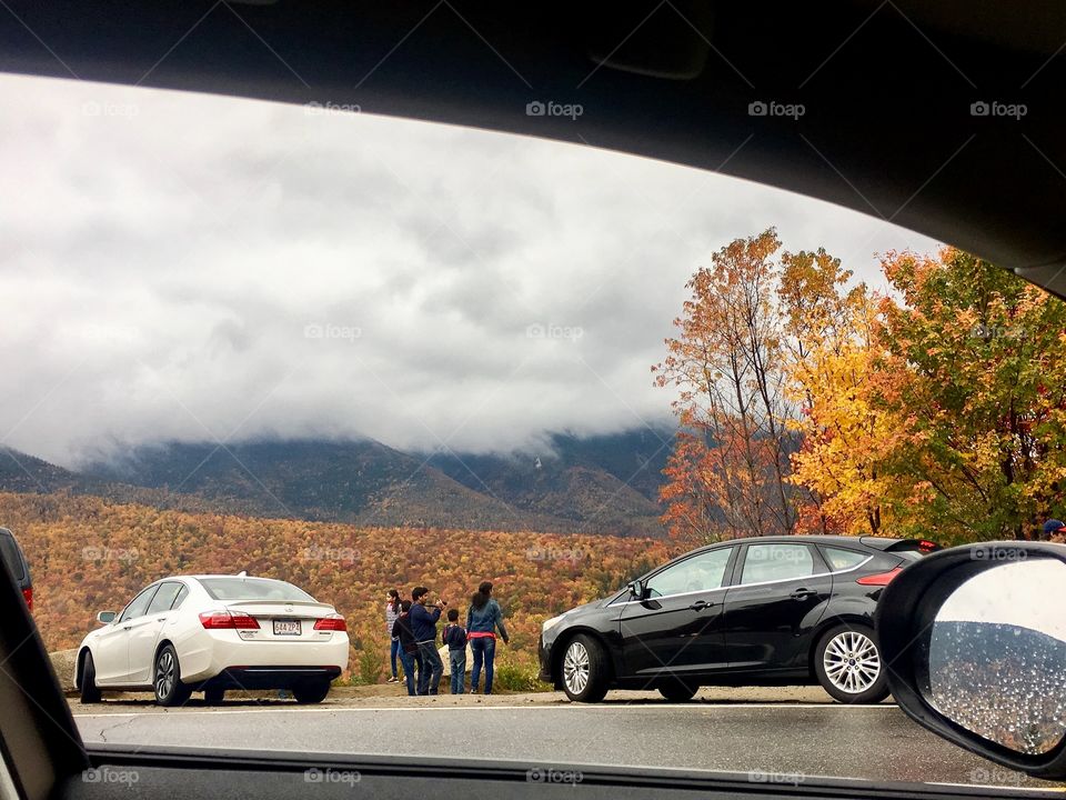Road trip in fall