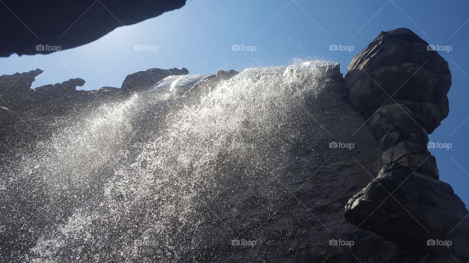 Wasser es Fällt und Fällt und Fällt