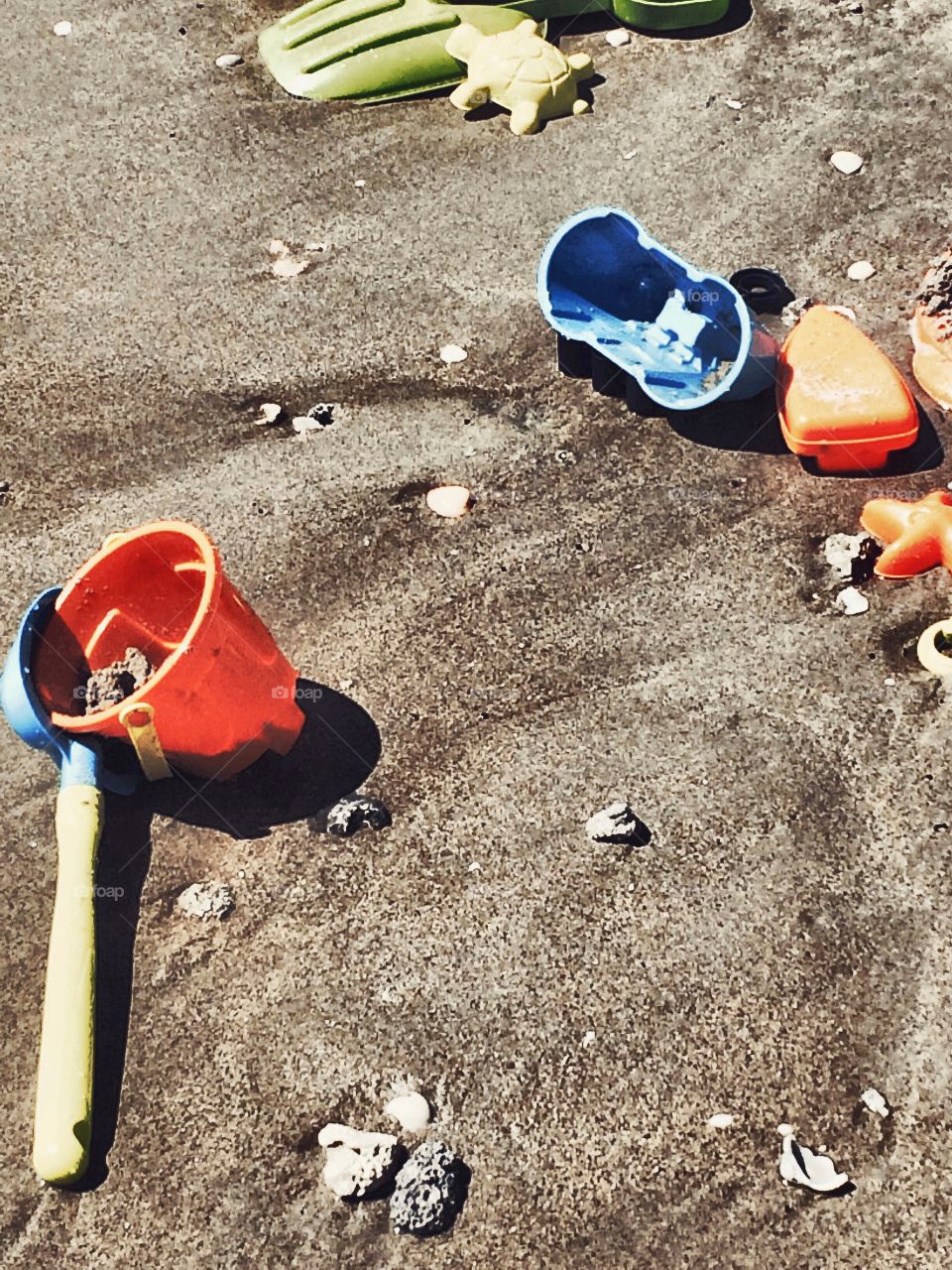 Abandoned Beach Toys 