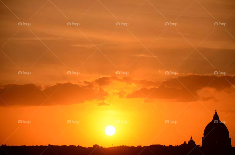 Rome sunset