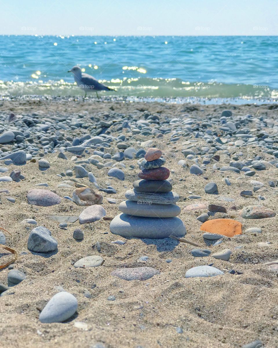 Tower of pebbles