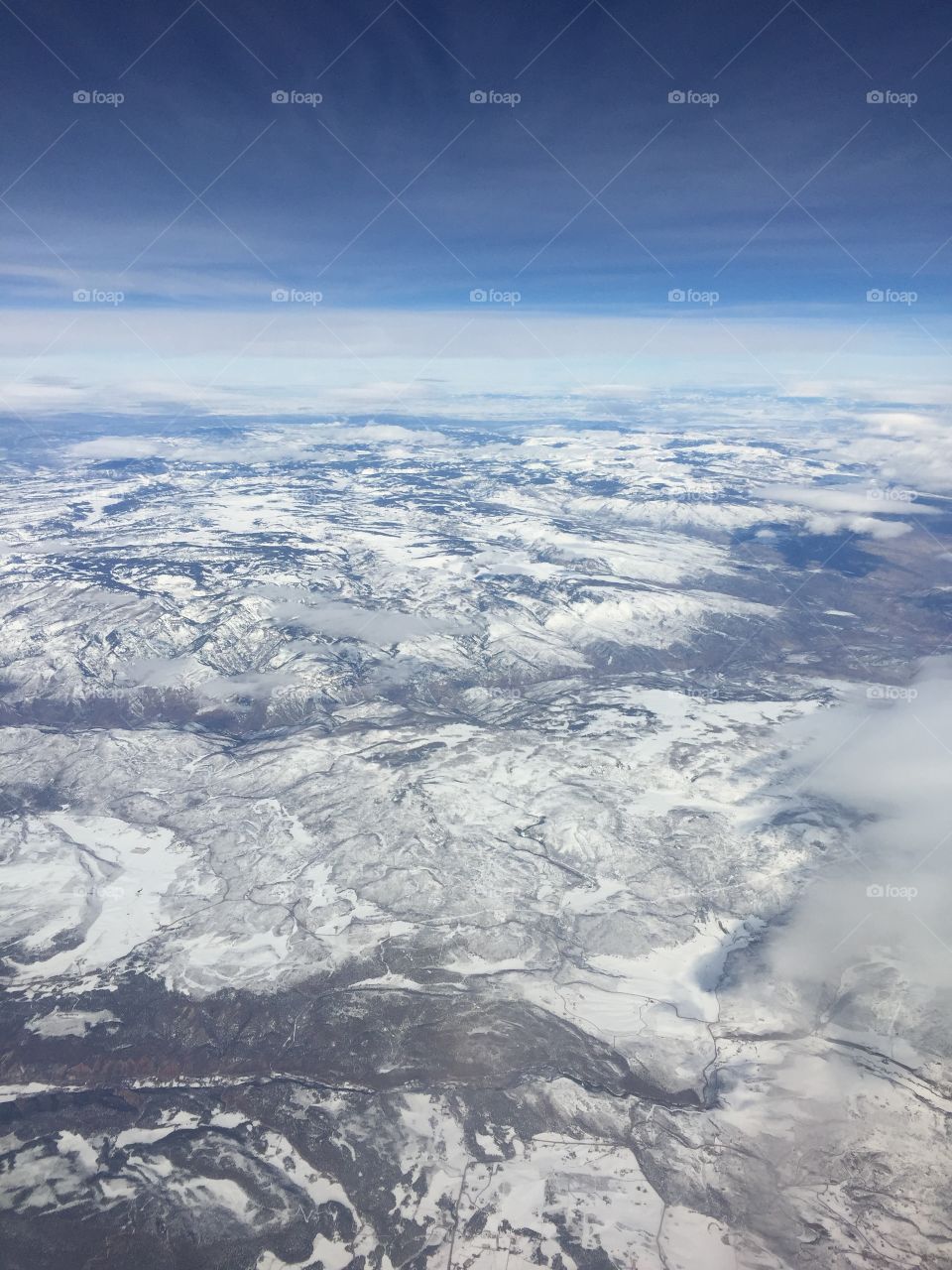 Snow, Winter, Landscape, High, Sky