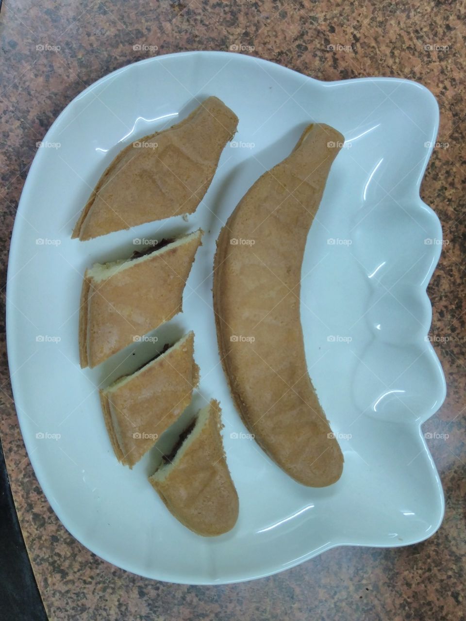 red bean banana bread