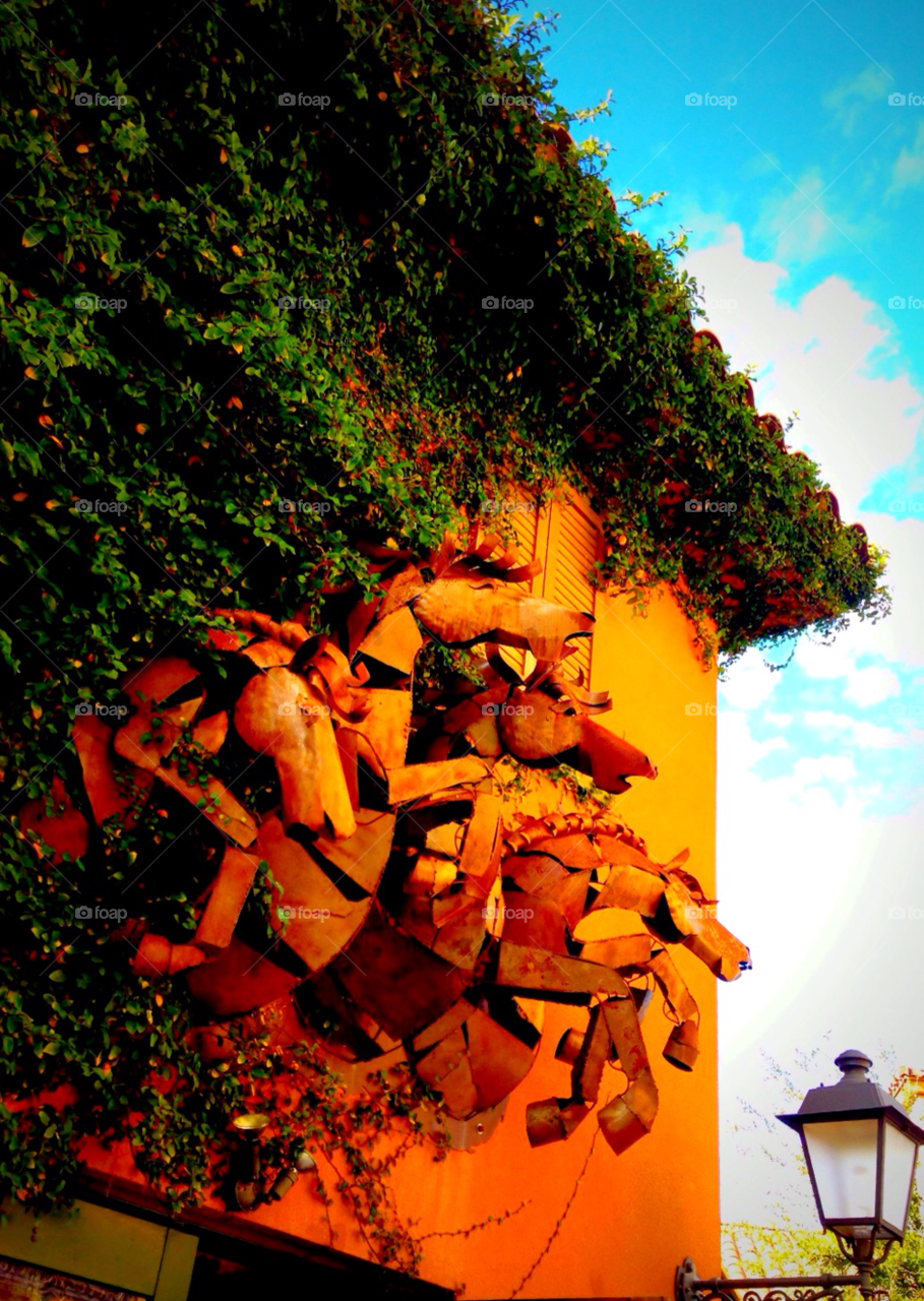 sky horses clouds sculpture by stevehardley7