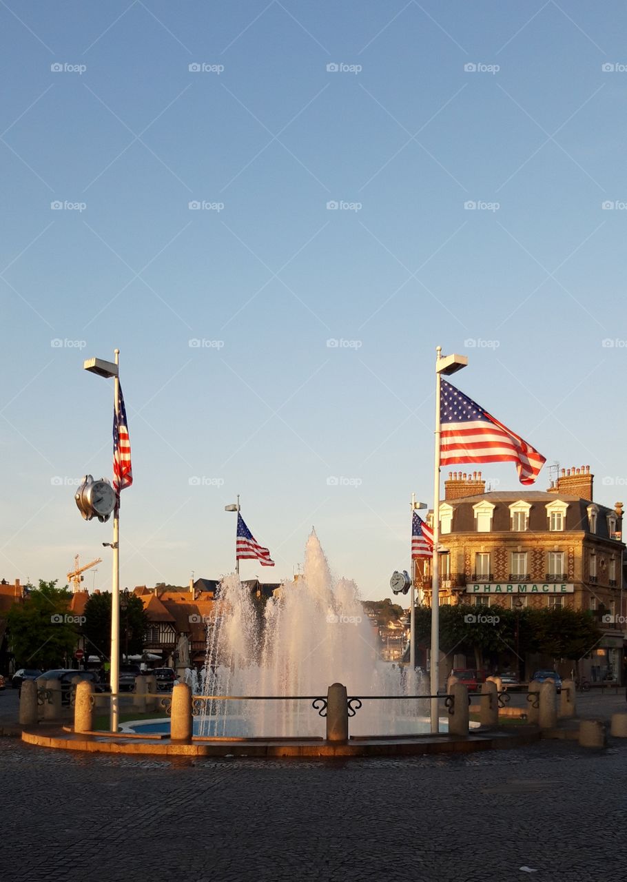 Morny sqduare in Deauville