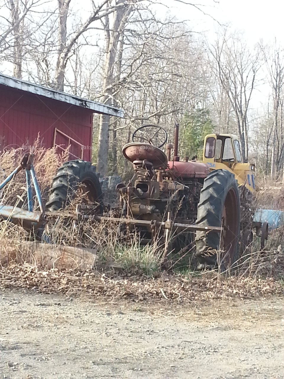 tractor. old tractor