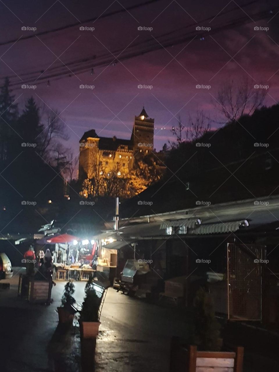 Dracula Castle on the night!