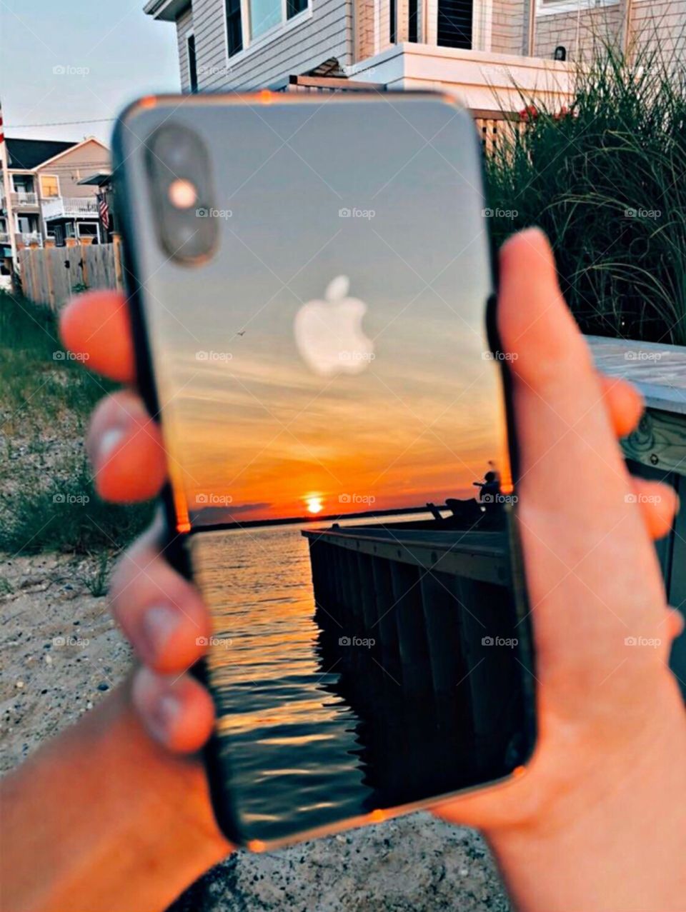 iPhone X sunset 🌅