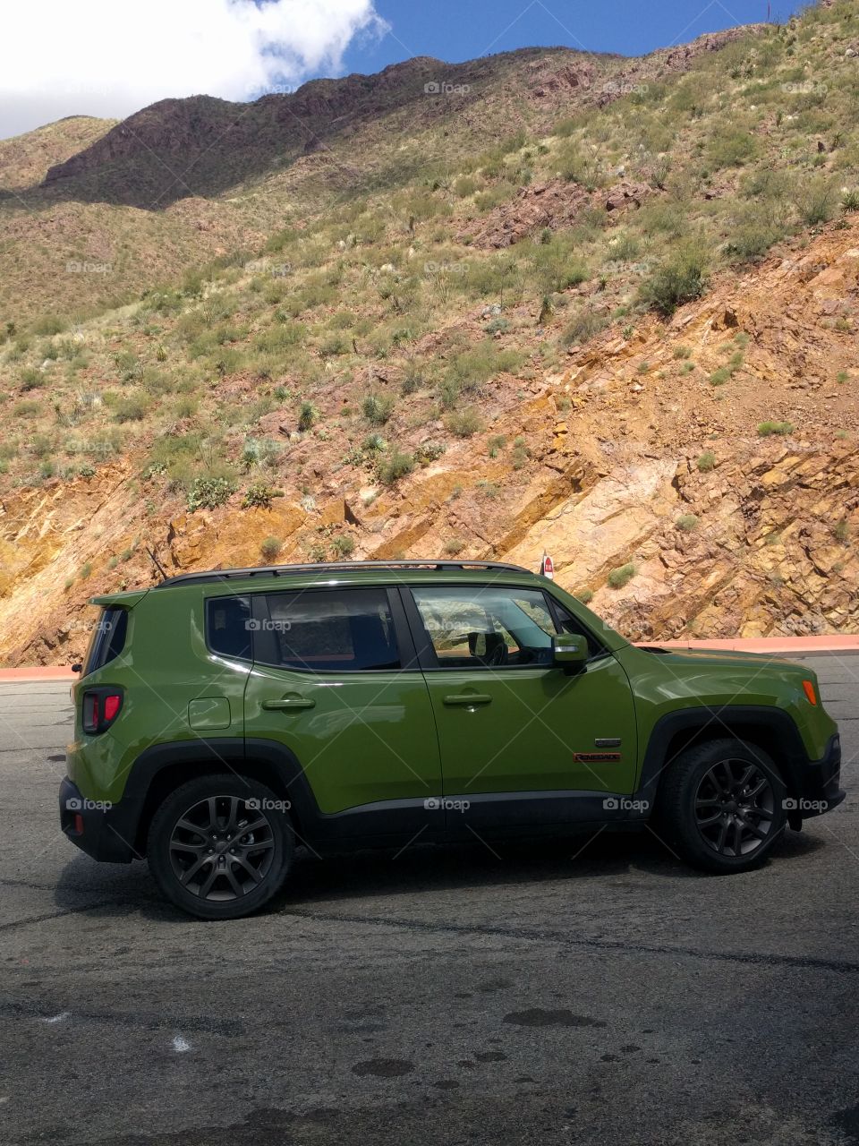 On the El Paso scenic road