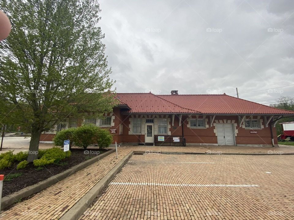 Former train station not public library 