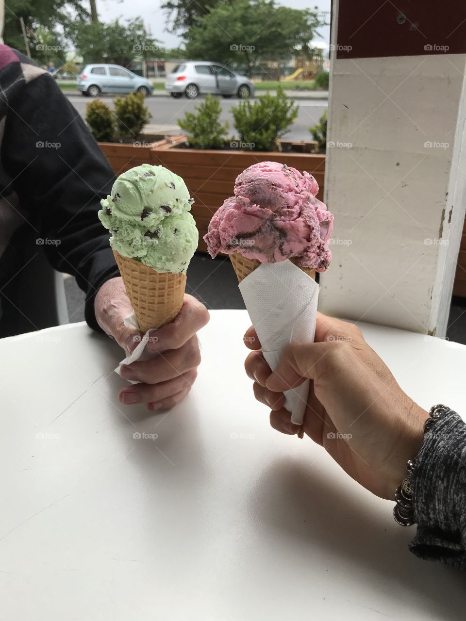 Italio  ice cream at Williamstown Melbourne Australia 