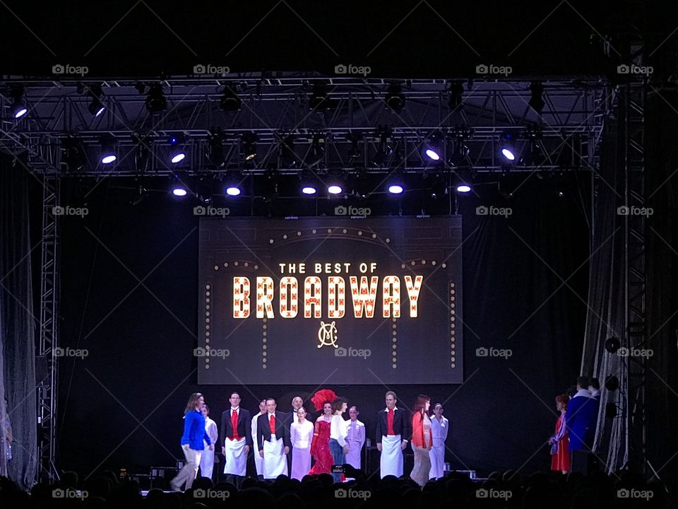 Broadway stage