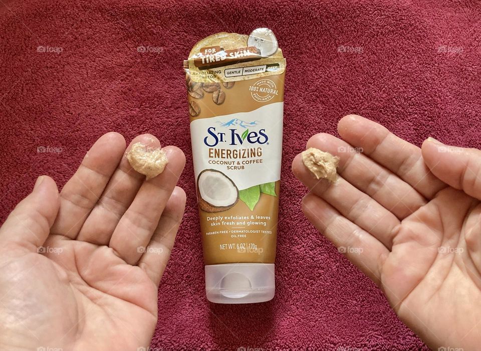 All set for my favourite scrub