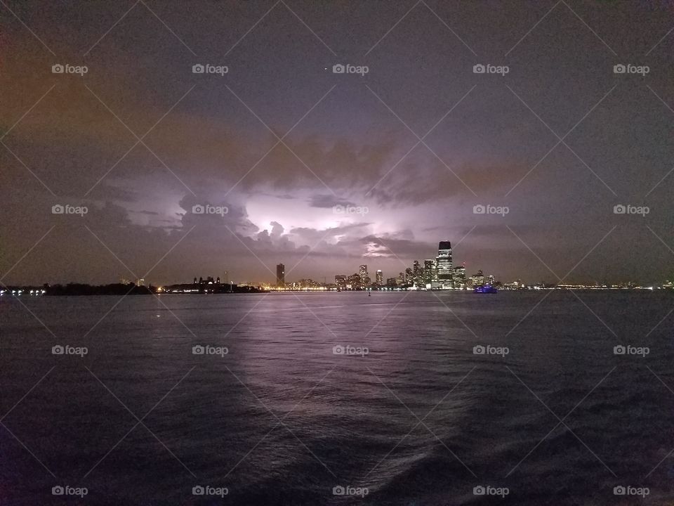 Lightning in NYC