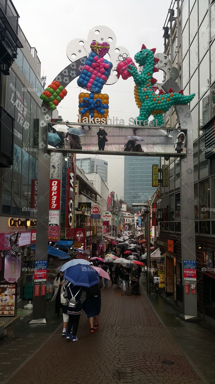 Rainy Day In Harajuku