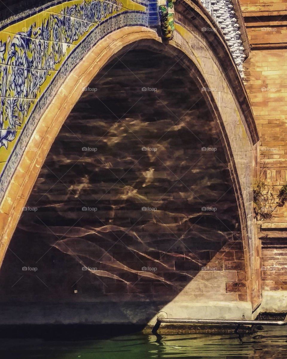 Bridge over calm water