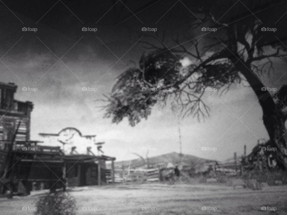 Old West American ghost town