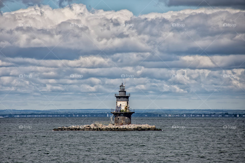 The Orient point Lighthouse, protecting the boaters of the  Long Island Sound