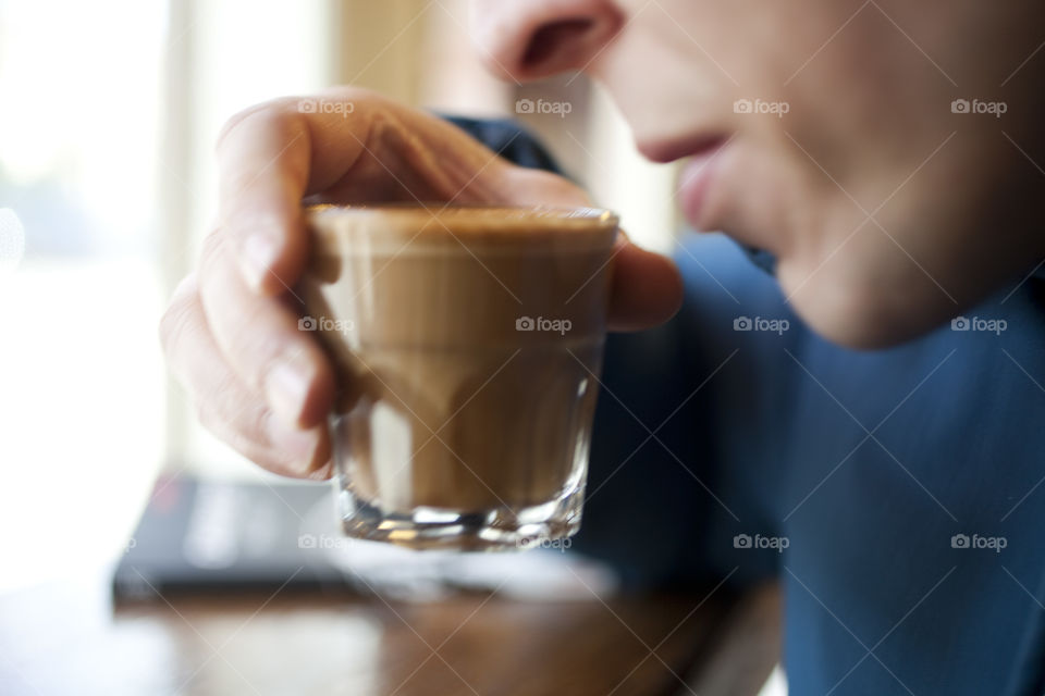 Drinking Coffee 