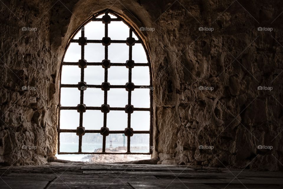 Alexandria city in the raining day