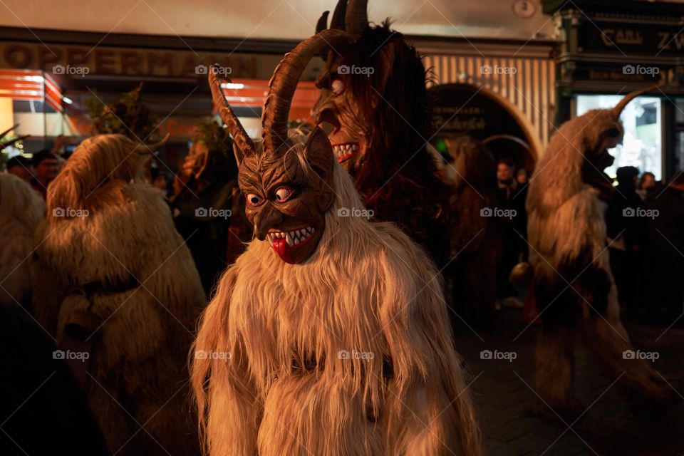 Krampus parade. Austria 