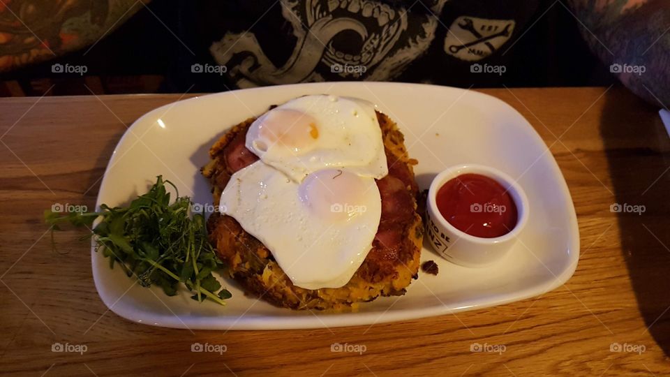Bubble and Squeak at the Britannia Inn in Par near St Austell in Cornwall England