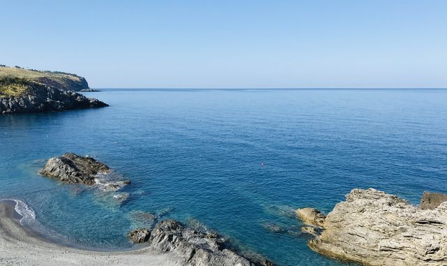 The sea in Calabria, South Italy 
