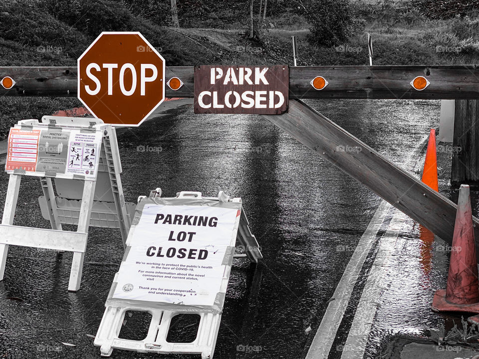 Black and white photography with a splash of color