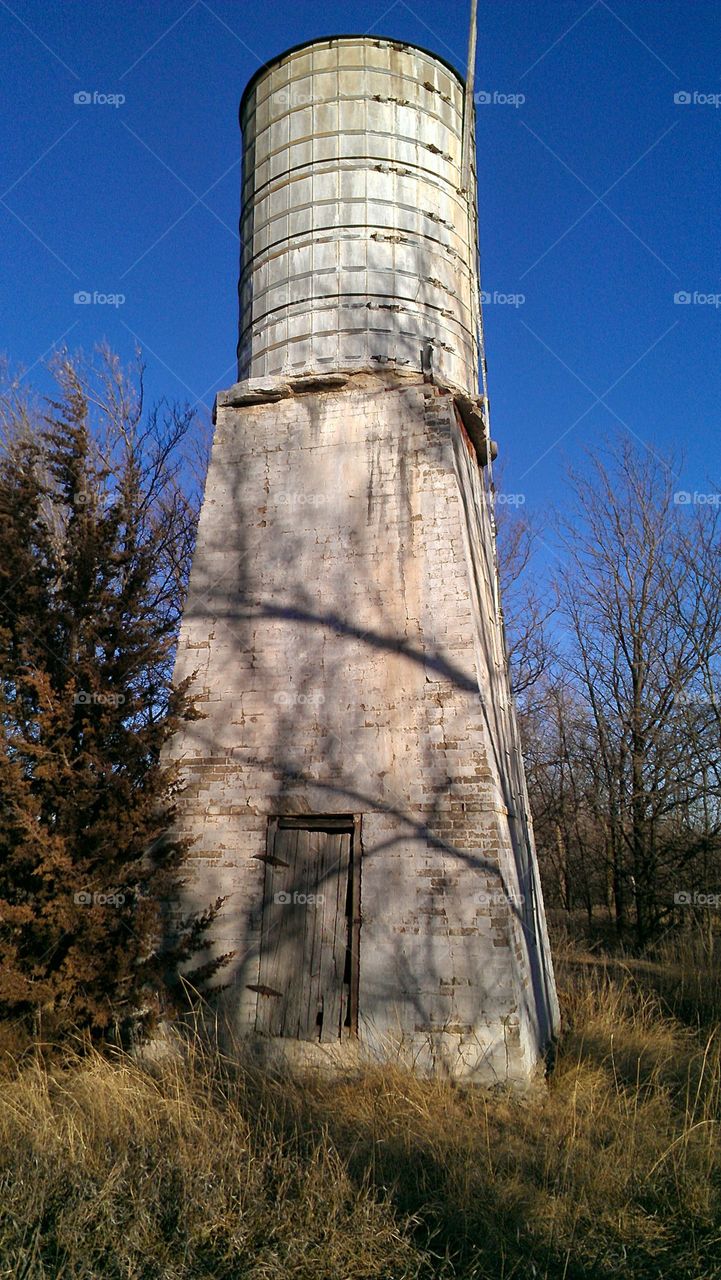 old water tower . at covert 