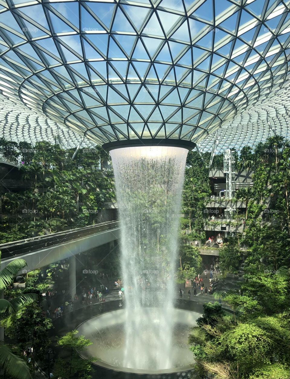 Indoor waterfall 