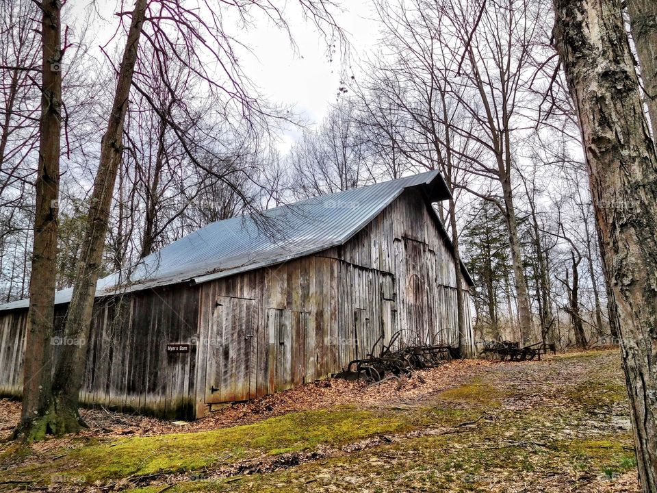 Old barn in Indiana 