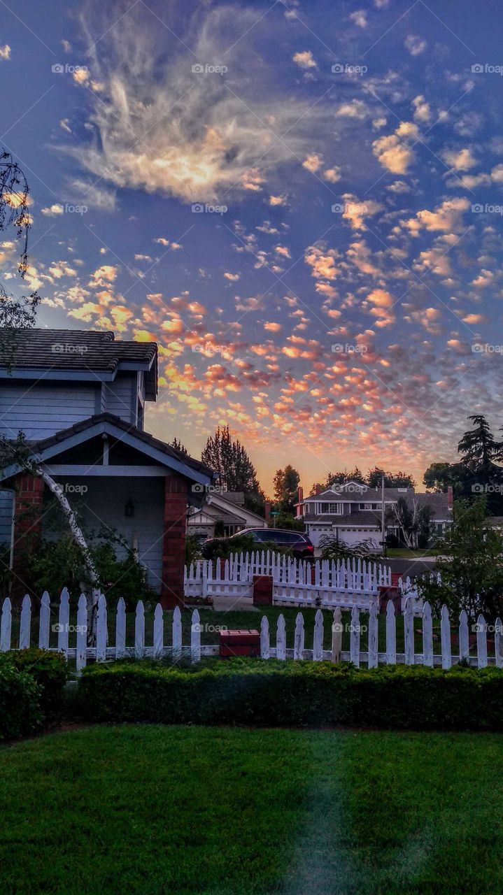 beautiful morning sunrise and Temecula CaliforniaI walked outside and seen how beautiful the sky was this morning or want to get my phone and snapped this picture on my Moto G6