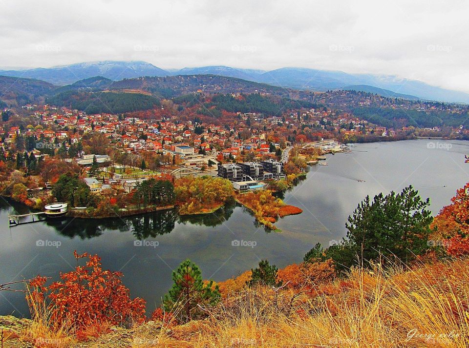 Panchevo lake Bulgaria