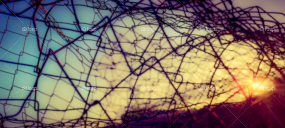 tela de isolamento futebol e público...