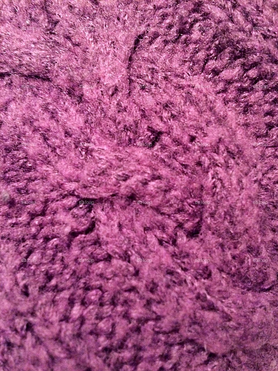 Full frame of purple wool