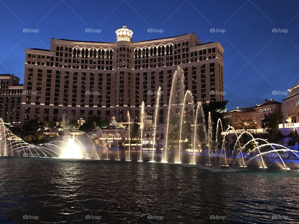 Bellagio waterworks 