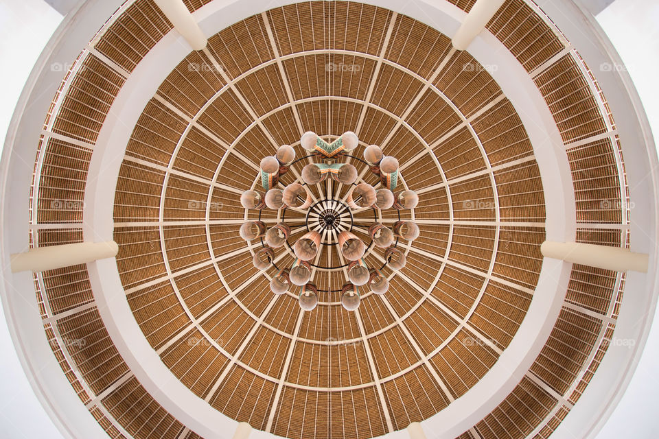 Low angle view of ceiling