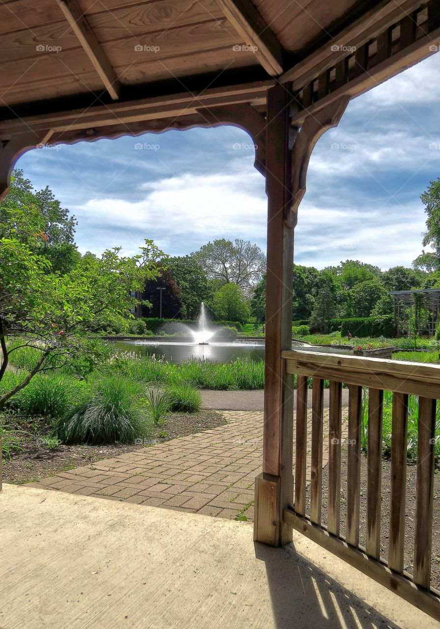 View from gazebo 