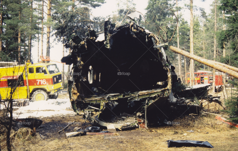 forrest aircraft crash firetruck by MagnusPm