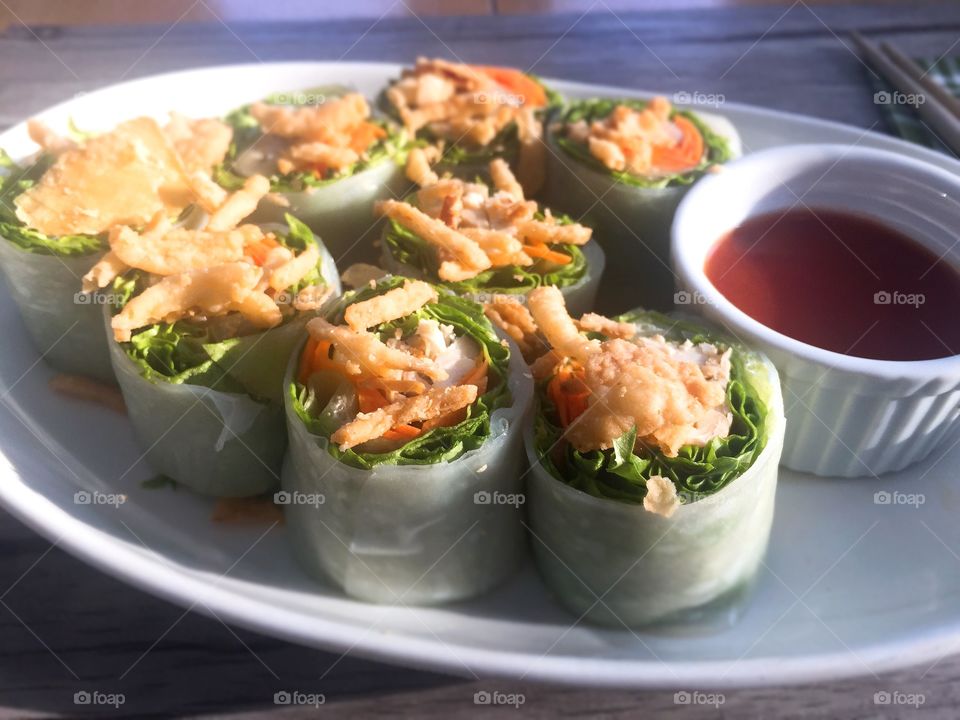 Fresh spring rolls 