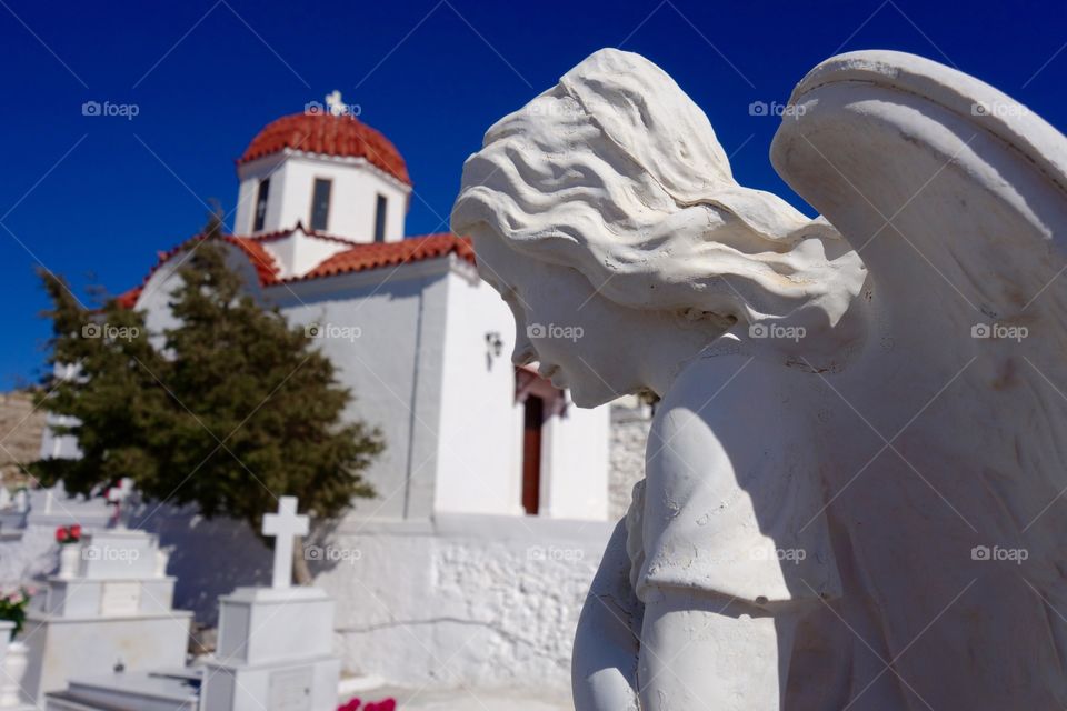 Lovely cemetery and church
